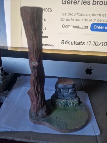 Decor tronc arbre santonnier - decor,