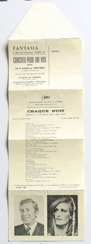 Partition vintage sheet music