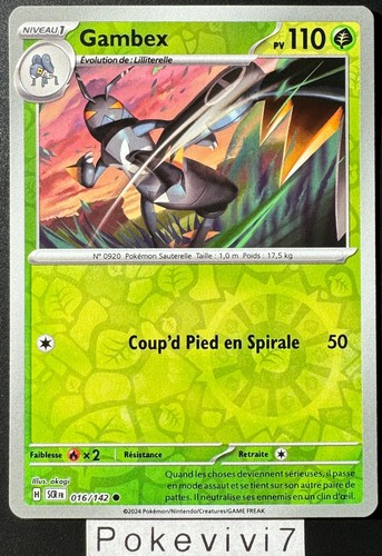 Carte pokemon gambex - pokemon, 016/142