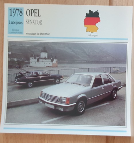 Opel senator carte edition - senator,