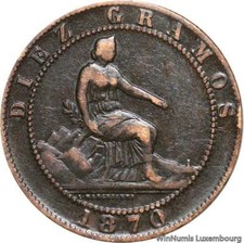 D3958 Spain 10 Centimos