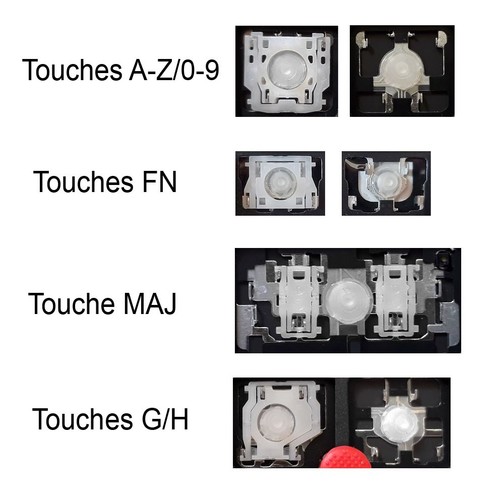 Touche clavier français - touche,