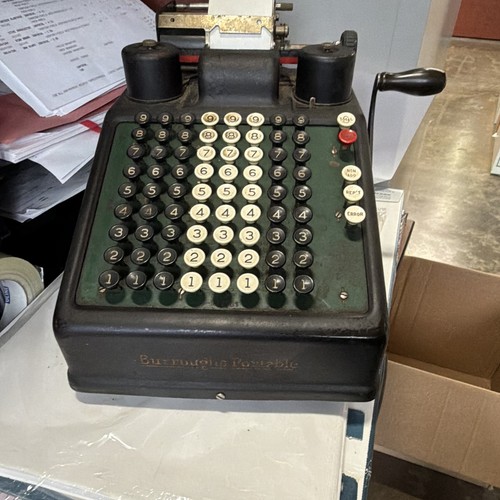 Burroughs antique portable - antique,