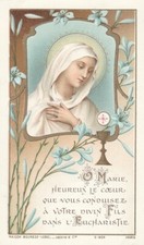 Ancienne image pieuse Maison