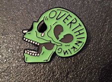 Pin's Tête de mort (trop réfléchi) sur la santé mentale anxiété médical (650)