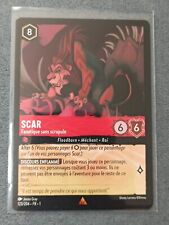 Carte LORCANA FR - Chapitre 1 123/204 Scar - Rare non Foil Neuf