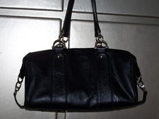 Georges Rech sac KIRSTEN cuir grainé noir