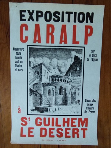 Affiche vintage exposition - affiche,