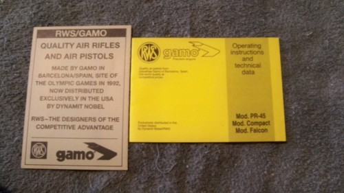 Rws gamo models - models, pr-45