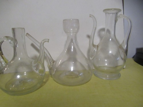 Lot burettes verre 19ème - lot,