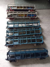 LOT DE 6 WAGONS PORTE AUTOS  STVA JOUEF