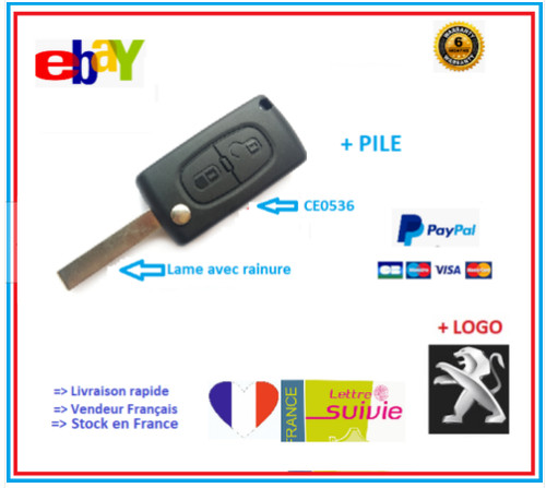 Coque clé plip peugeot - plip,