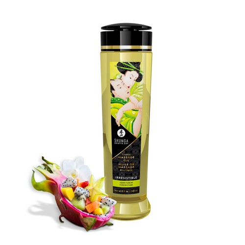 Massage cosmetique huile de - et,