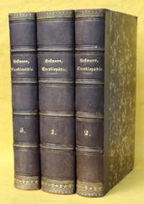 HOFFMANN, ENCYCLOPÉDIE DE L'ÉDUCATION DE LA TERRE, DES PEUPLES ET DE L'ÉTAT, 3 VOLUMES, 1864, RARE