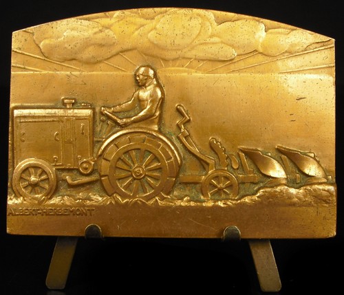 Médaille paysan fermier