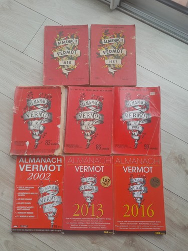 Lot almanach vermot - d'almanach,