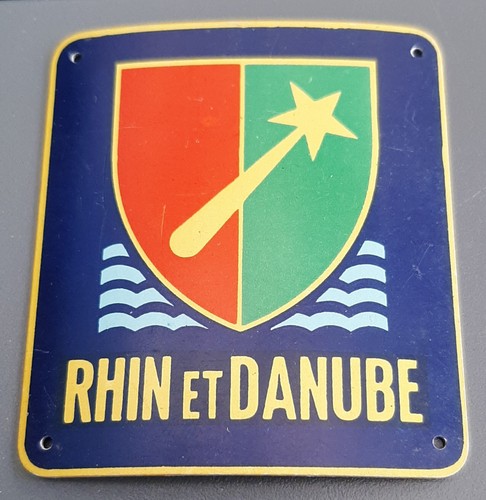 Insigne plaque bras rhin et - de,