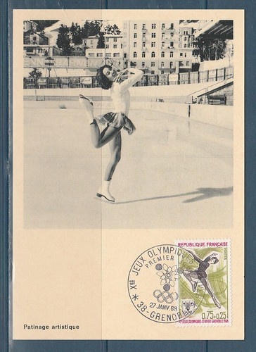 Carte 1er jour sport jeux - carte,