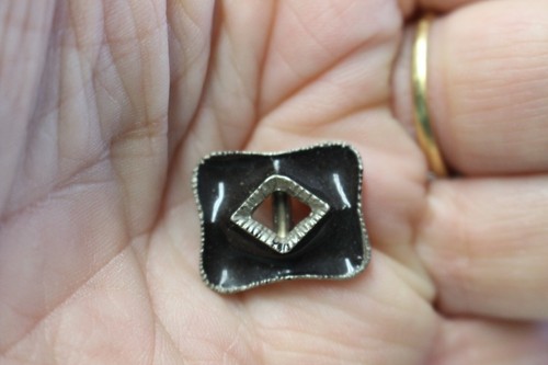 Ancien bouton métal - ,