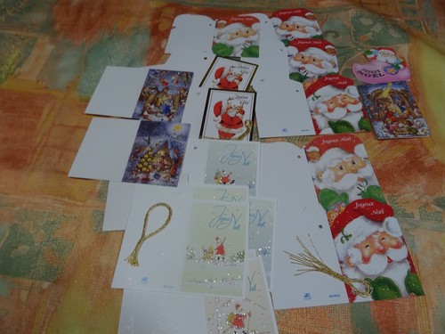 Noel cartes pour placer - ,
