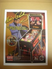 flyer de flipper STERN:  ELVIS