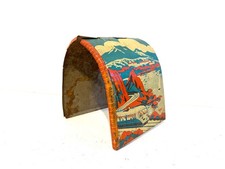 Jouet Ancien tunnel Ferroviaire métal Lithographié CR 53 Charles Rossignol