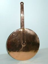 -ANCIEN COUVERCLE DE CASSEROLE XIXe ENTIEREMENT en  CUIVRE  DECO CUISINE