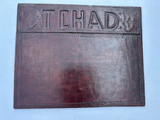 Sous main de bureau en cuir , Tapis