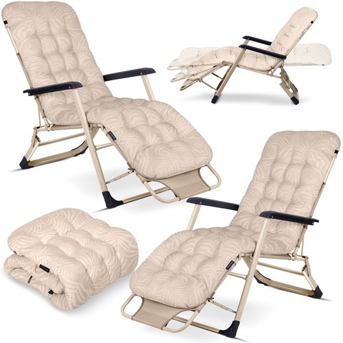 Chaise longue pliante - , de