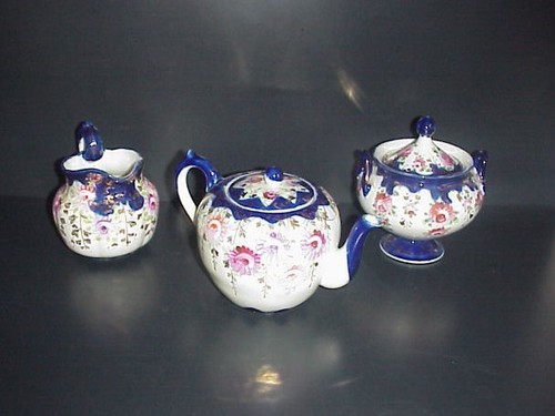 Tea set pot - tea, sugar