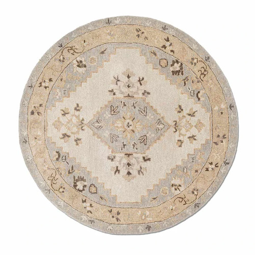 Nouveau tapis rond - , laine