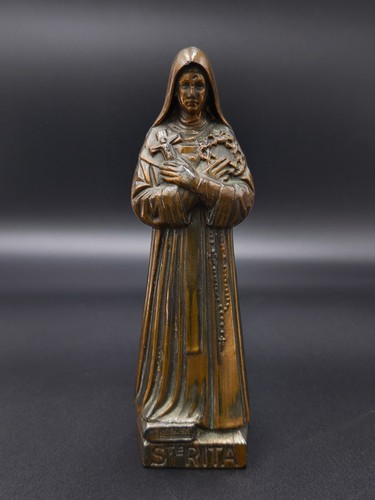 Ancienne statue sainte rita - statue,