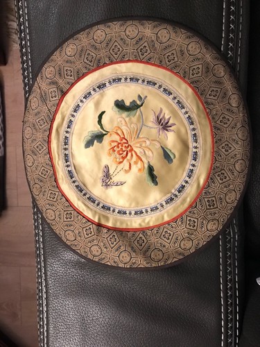 Napperon broderie soie chine - napperon,