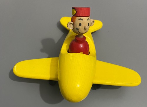Tres rare avion jouet bois - rare,