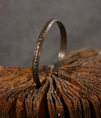 Bracelet jonc ouvert argent - ouvert, en