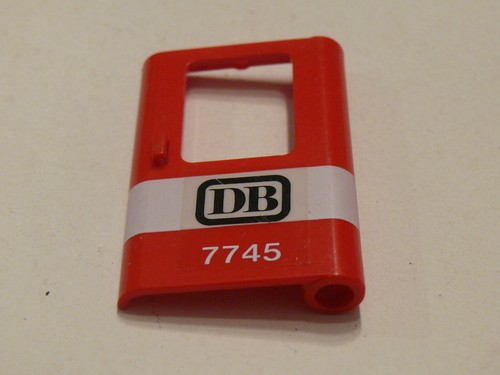 Lego red rouge door 1 - 1,