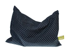 Coussin à Noyaux de Cerise Froid Miniblings 22x18cm Noir Points Blanc Chauffant