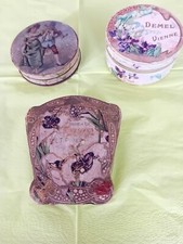 Lot De 3 Boites Poudre De Riz