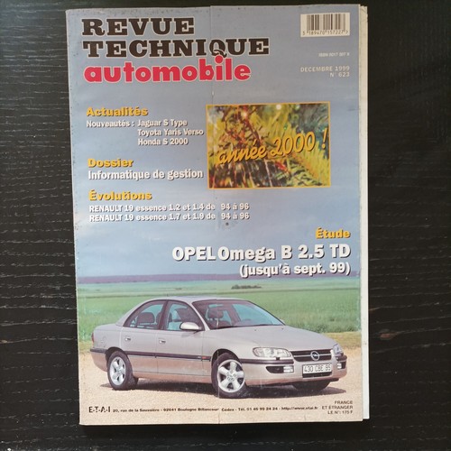Revue technique opel omega - opel,