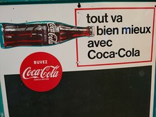 RARE BATCH 2 ORIGINAL COCA COLA SLATE SIGN 50's SLATE  26"X 19" 66,5 CM X47,5 CM