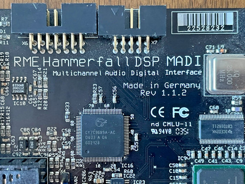 Rme hammerfall dsp - hammerfall, rev