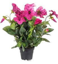 Petunia artificiel en pot H 38