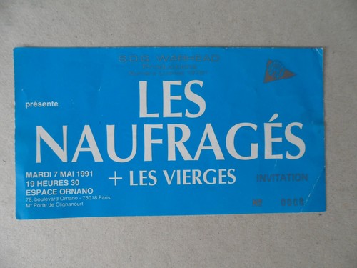Ticket billet concert les - ticket, :