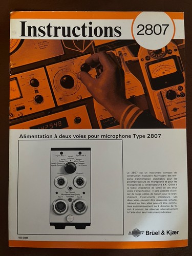 Bruel kjaer instructions - kjaer,