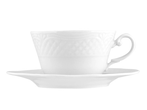 Tasses déjeuner avec plat - tasses,