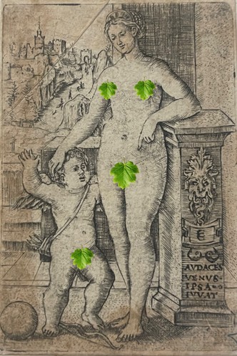 Venus and cupid antique - and,
