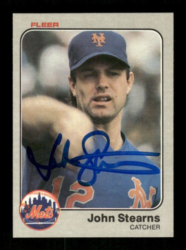 1983 fleer 556 john stearns - fleer,