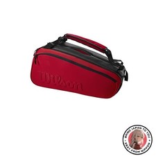 Nouveau sac de raquette de tennis et de badminton Wilson Super Red SUPER TOUR...