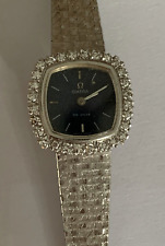 3612– Montre Omega Or Gris Diamants