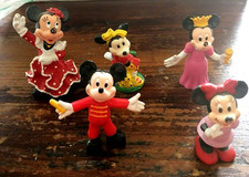 MINNIE MOUSE tenues dt Princesse Danseuse Flamenco  + MICKEY Fanfare 5 figurines